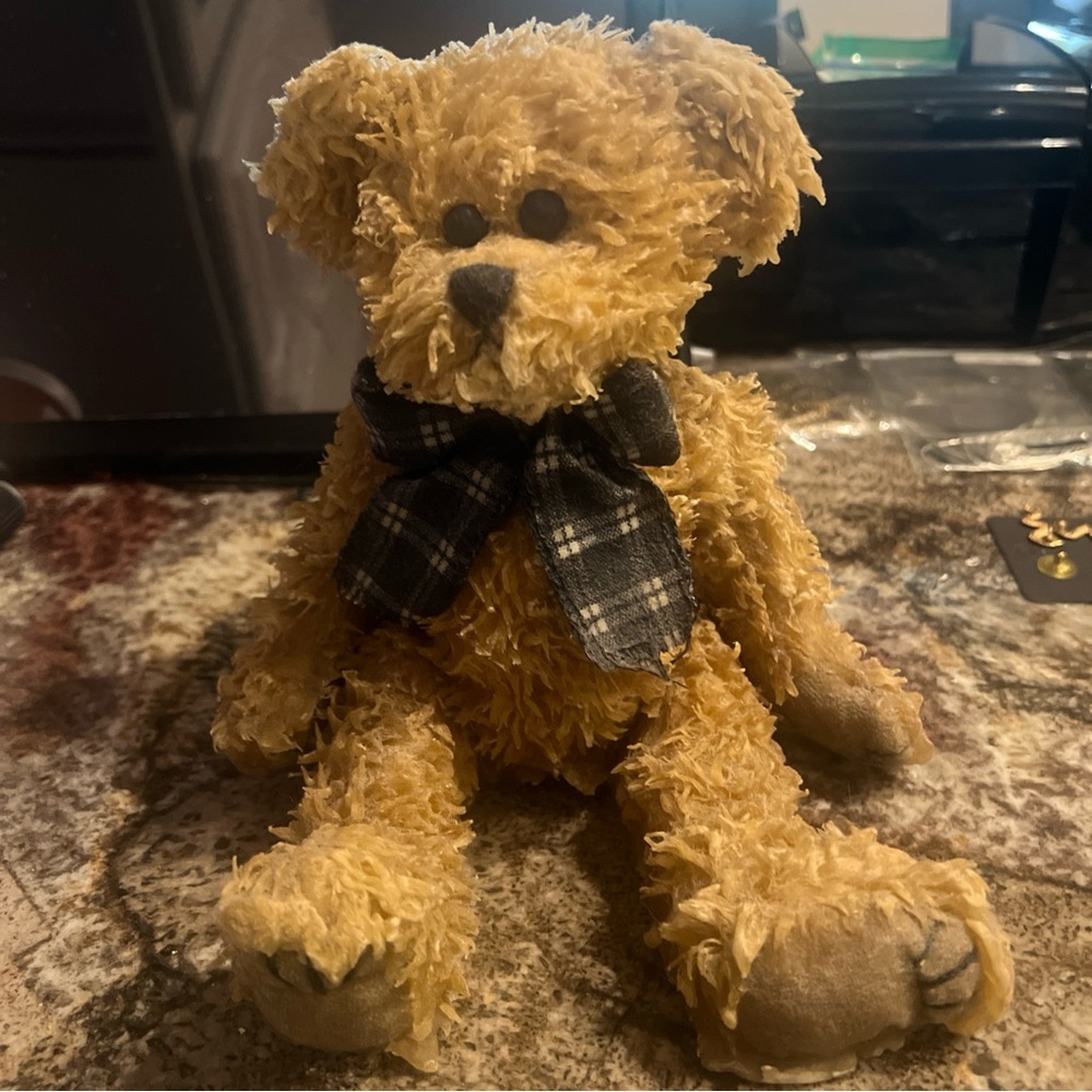 Tan Bear Wax figurine
